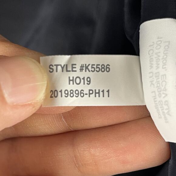 J Crew Portfolio Blazer Jacket Womens 4 Blue Matelasse Stretch Textured Classic - Picture 6 of 15